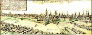 Breslau von Mittag - Widok miasta od poudnia